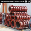 Concrete pipe steel moulds for drain road construction